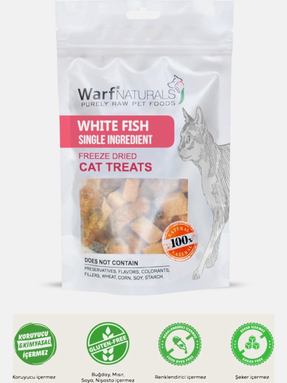 Freeze Dried - Alabalık kedi ödülü 40 GR 374175-1